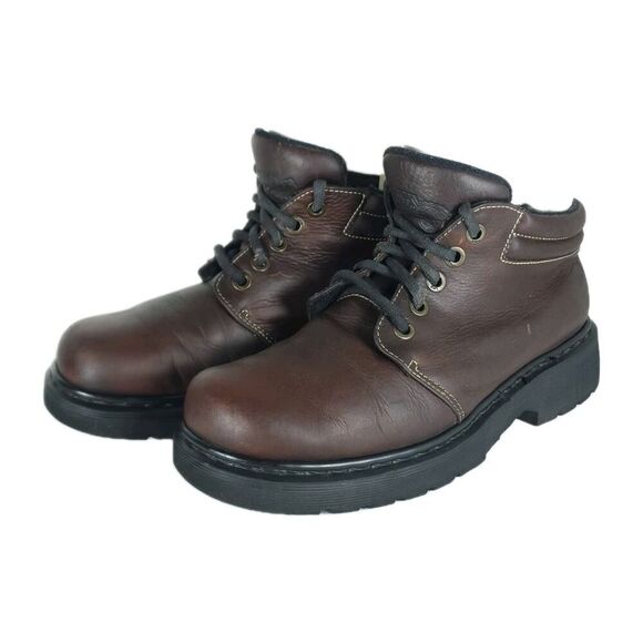 Dr. Martens Men\'s 9231 Vtg US 10 Uk 9 Brown Leather Chunky Work Boots England main image 8